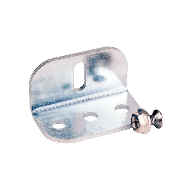 Wall Mounting Clip Steel, BZP, F/K1002 Profile, W/3 Holes -