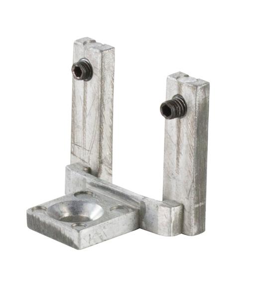 Floor Mounting Bracket, Zamak, F/