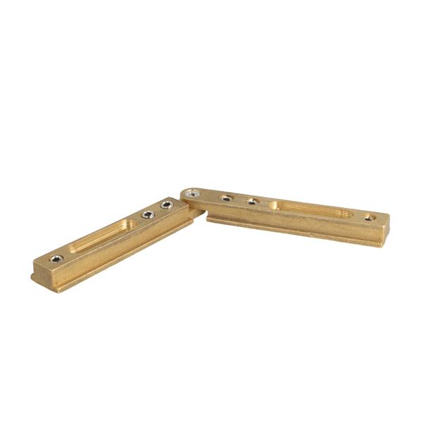 Adjustable Corner Bracket, Brass, F/