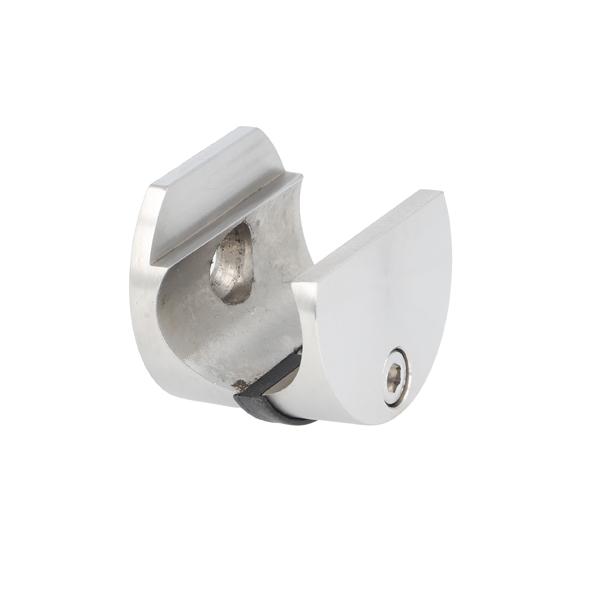 Wall Mounting Bracket Tube/Wall, Lay-On, F/Tube ø25mm, SS304