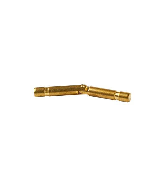 Mini Brass Cylinder Hinge, Brass Plated, ø 3,5 x 38mm