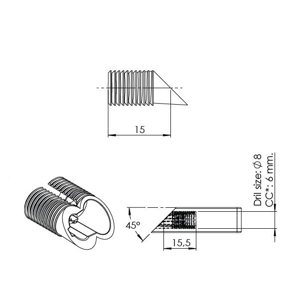Drawing1 Keyhole Fixture
