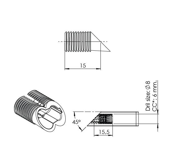 Drawing1 Keyhole Fixture