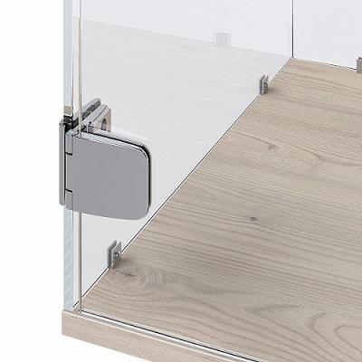 Bisagra para puerta de cristal